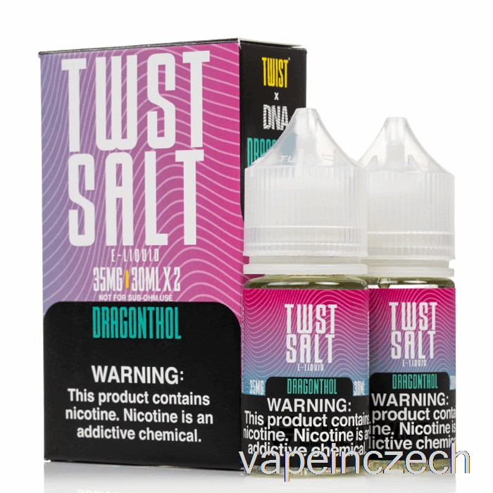 Dragonthol - Twist Salt E-liquid - 60ml 50mg Vape Pero